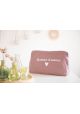 Trousse personnalisable mauve