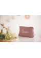 Trousse personnalisable mauve