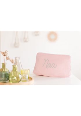 Trousse personnalisable rose