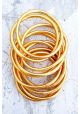 Jonc Bouddhiste - Epais - Classic Gold