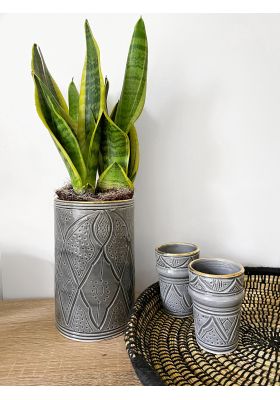 Vase gris