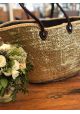 Panier rond à paillette
