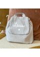 Sac à dos enfant et bébé double gaze de coton beige