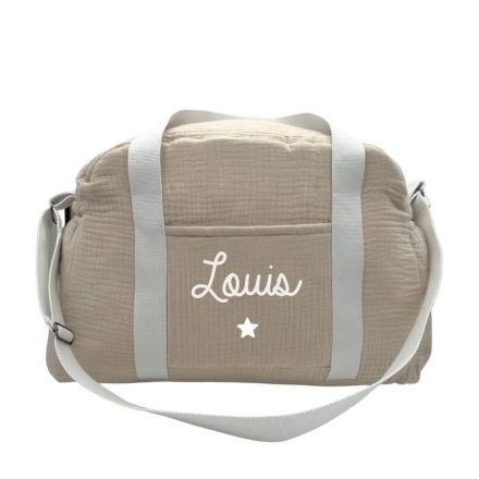 sac à langer beige