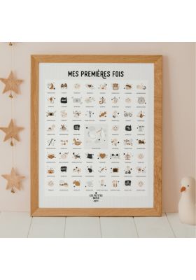 Affiche "Mes premières fois" + Cadre