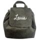 SAC À DOS VELOURS CÔTELÉ KAKI PERSONNALISABLE SANS MOTIF
