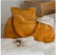 Sac week-end velours moutarde