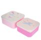 Lot de 2 boîtes à goûter Licornes