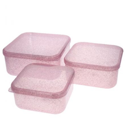 Lot de 3 boîtes à goûter