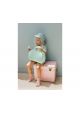 Panier plastique rétro vert personnalisable