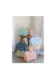 Panier plastique rétro vert personnalisable
