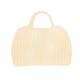 Panier plastique rétro jaune citron personnalisable