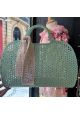Panier plastique rétro vert personnalisable