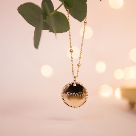 bijoux personnalisé maman médaille personnalisé collier prénom