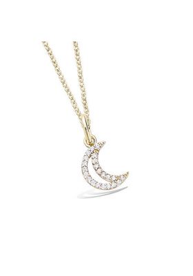 Pendentif Lune en Zirconium